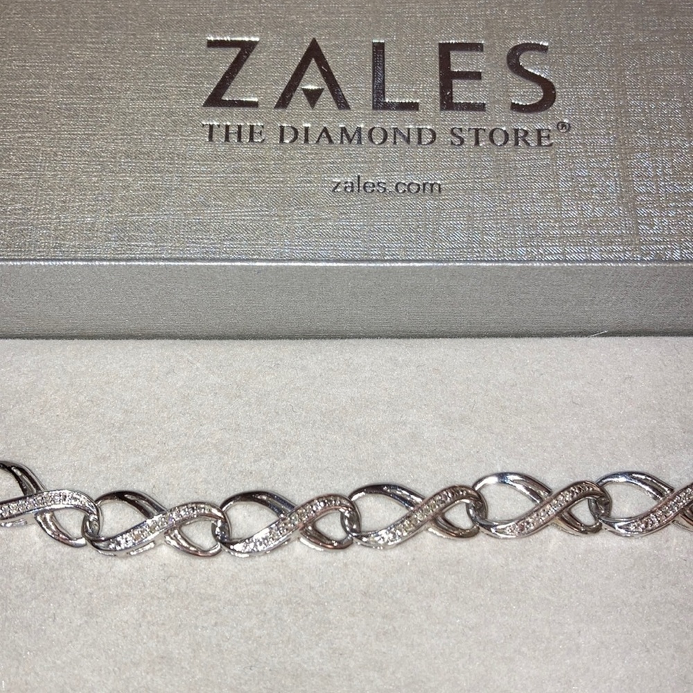 Zales Sterling Silver Tennis Bracelet